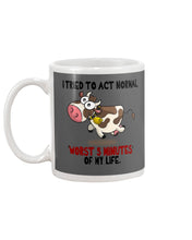 Load image into Gallery viewer, Cow Worst 5 Minutes Gift For Cow Lovers Mug
