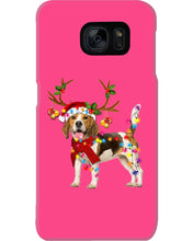 Load image into Gallery viewer, Beagle Gorgeous Reindeer Xmas Lights Gift For Dog Lovers Phone case
