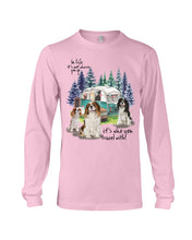 Load image into Gallery viewer, Cavalier King It's Who You Travel With Gift For Dog Lovers Unisex Long Sleeve
