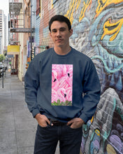 Load image into Gallery viewer, Beautiful Flamingo And Feather Gift For Flamingo Lovers Sweatshirt
