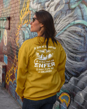 Load image into Gallery viewer, Je Suis Né El En   Jarvier   Enfer Le Diable N Aime Pas Birthday Gift Sweatshirt
