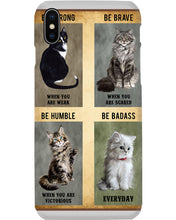 Load image into Gallery viewer, Cat Be Strong When You Are Weak Gift For Cat Lovers Phone case
