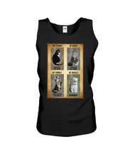 Load image into Gallery viewer, Cat Be Strong When You Are Weak Gift For Cat Lovers Unisex Tank Top
