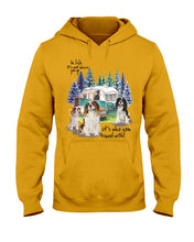 Load image into Gallery viewer, Cavalier King It's Who You Travel With Gift For Dog Lovers Hoodie
