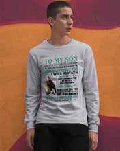 Load image into Gallery viewer, Look Right Beside You Eagle Mom Gift For Son Unisex Long Sleeve

