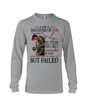 Load image into Gallery viewer, I'm Daughter Of God I Was Born In May My Scars Tell A Story Unisex Long Sleeve
