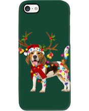 Load image into Gallery viewer, Beagle Gorgeous Reindeer Xmas Lights Gift For Dog Lovers Phone case
