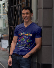 Load image into Gallery viewer, I Am A Librarian Not A Magician Custom Design Gifts Guys V-Neck
