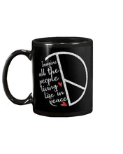 Load image into Gallery viewer, Image All The People Living Life In Peace Custom Design For Friends Mug

