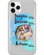 Load image into Gallery viewer, Fishing With All Your Heart Gift For Men Phone case
