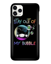 Load image into Gallery viewer, Lovely Phone Case Rainbow Design Stay Out Of My Bubble Gift For Friends Phone case
