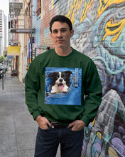 Load image into Gallery viewer, Border Collie In Denim Pocket Gift For Dog Lovers Sweatshirt
