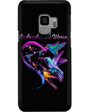 Load image into Gallery viewer, Hummingbirds Heart Shaped I Am A Simple Woman Gift For Mom Phone case
