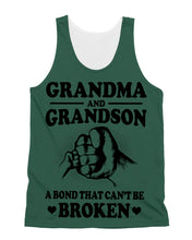 Load image into Gallery viewer, Grandma And Grandson A Bond That Can't Be Broken Custom Design Unisex Tank Top
