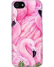 Load image into Gallery viewer, Beautiful Flamingo And Feather Gift For Flamingo Lovers Phone case
