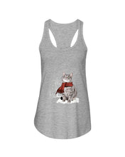 Load image into Gallery viewer, Cats Snow Funny Gift For Cats Lovers Ladies Flowy Tank
