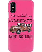Load image into Gallery viewer, Let Me Check My Giveashitometer Nope Nothing   Special Custom Design Phone case
