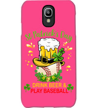 Load image into Gallery viewer, Baseball Drink Beer Day St Patrick's Day Gift For Baseball Lovers Phone case
