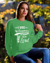 Load image into Gallery viewer, I Use My Saxophone To Worship The Lord Custom Design Sweatshirt
