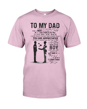 Load image into Gallery viewer, Giving For  Dad Let You Know You're Appreciated  Custom Design Guys Tee
