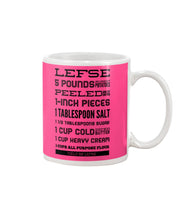 Load image into Gallery viewer, Lefse 5 Pounds Russet Potatoes Peeled And Cut Into 1-inch Pieces Mug

