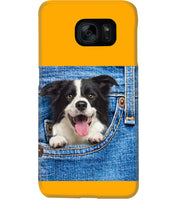 Load image into Gallery viewer, Border Collie In Denim Pocket Gift For Dog Lovers Phone case
