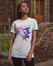 Load image into Gallery viewer, Hummingbirds Heart Shaped I Am A Simple Woman Gift For Mom Guys Tee
