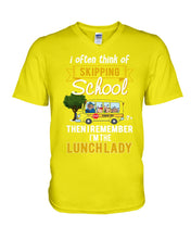 Load image into Gallery viewer, I Often Think Of Skipping School Gift For Kids Guys V-Neck

