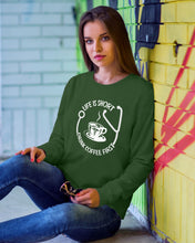Load image into Gallery viewer, Life Is Short Drink Coffee First Special Custom Design Sweatshirt
