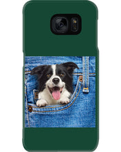 Load image into Gallery viewer, Border Collie In Denim Pocket Gift For Dog Lovers Phone case
