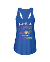 Load image into Gallery viewer, Dedicated Teacher Even From A Distance Special Custom Design Ladies Flowy Tank
