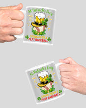 Load image into Gallery viewer, Baseball Drink Beer Day St Patrick's Day Gift For Baseball Lovers Mug
