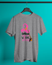 Load image into Gallery viewer, Cancer Chose The Wrong Witch Breast Cancer Awareness  Special Custom Design Guys Tee
