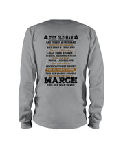 Load image into Gallery viewer, March Old Man Has Fought A Thousand Battles Trending For Birthday Gift Unisex Long Sleeve

