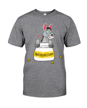 Load image into Gallery viewer, Funny Donkey Anti Depressant Meaning Gift For Women Guys Tee

