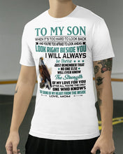 Load image into Gallery viewer, Look Right Beside You Eagle Mom Gift For Son Guys Tee
