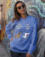 Load image into Gallery viewer, Funny Unicorn Difference Between Your Regular Aunt And My Dutch Aunt Sweatshirt
