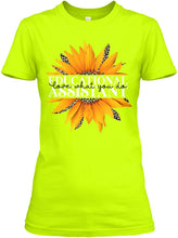 Load image into Gallery viewer, Educational Assistant Sunflower  Unique Custom Design  For Personalized Job Gift Ladies Tee
