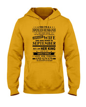 Load image into Gallery viewer, Gift For Husband I'm The Property Of A Freaking Awesome Wife Who Was Born In September Hoodie
