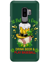 Load image into Gallery viewer, Baseball Drink Beer Day St Patrick's Day Gift For Baseball Lovers Phone case
