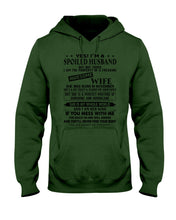 Load image into Gallery viewer, A Spoiled Husband Of November      Freaking Awesome Wife For Birthday Gift Hoodie
