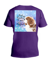 Load image into Gallery viewer, Angels And Shih Tzu Are Not Different Gift For Dog Lovers Guys V-Neck
