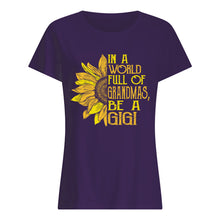 Load image into Gallery viewer, Be A GiGi Sunflowers Gift For Gigi Ladies Tee

