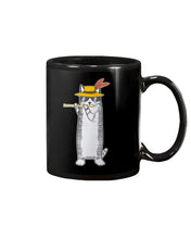 Load image into Gallery viewer, Cat Plays Flute Special Custom Design For Music Lovers Mug
