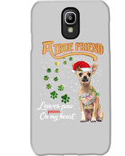 Load image into Gallery viewer, A True Friend Loves Paws On My Heart Gift For Dog Lovers Phone case
