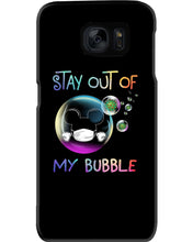 Load image into Gallery viewer, Lovely Phone Case Rainbow Design Stay Out Of My Bubble Gift For Friends Phone case
