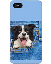 Load image into Gallery viewer, Border Collie In Denim Pocket Gift For Dog Lovers Phone case
