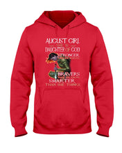 Load image into Gallery viewer, August Girl Daughter Of God Meaningful Gift For Women Hoodie
