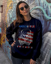 Load image into Gallery viewer, Eagle American Pride Spirit Of America Gift For American People Sweatshirt
