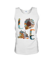 Load image into Gallery viewer, Love Trucker Simple Unique Custom Design For Personalized Job Gift Unisex Tank Top
